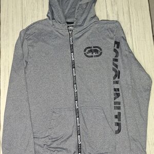 💋Ecko Unlimited Men's Gray Zip-Up Hoodie💋